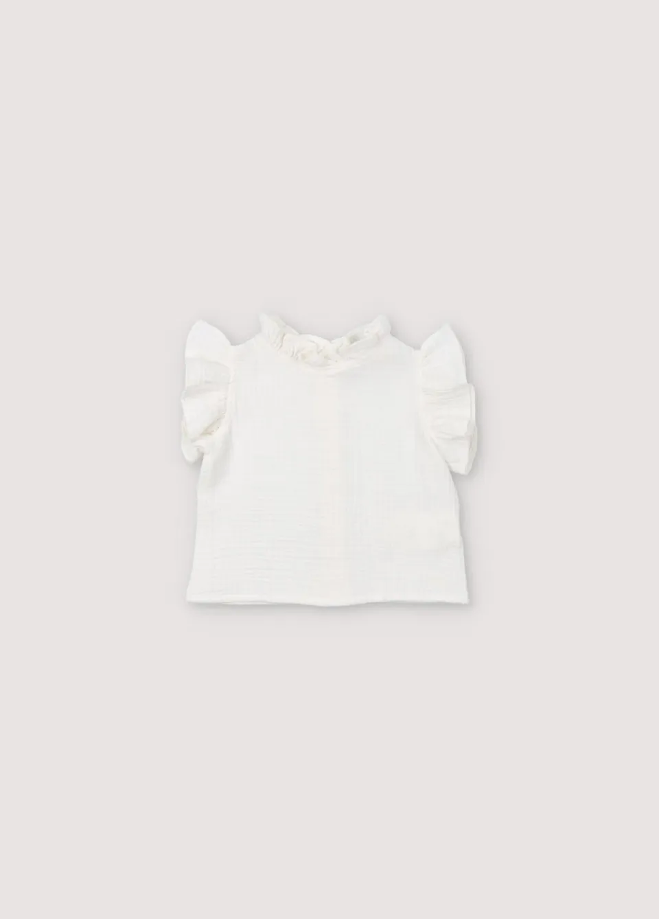 THE NEW SOCIETY Spyros Baby Blouse camicia neonato mussola 6 mesi