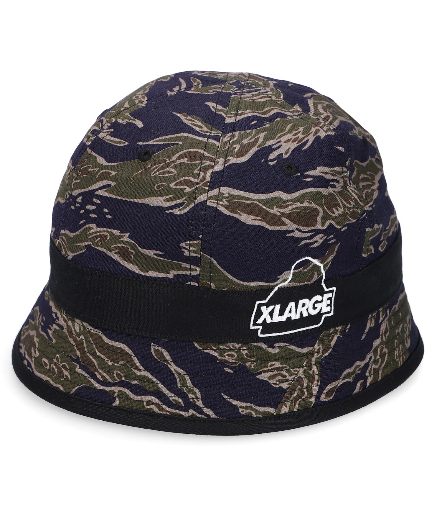 X-Large Camo Bucket cappello beige cotone