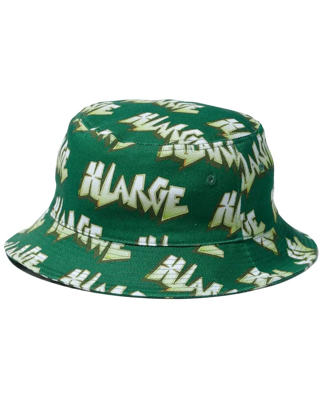 X-Large Polygon Logo cappello bucket bianco cotone