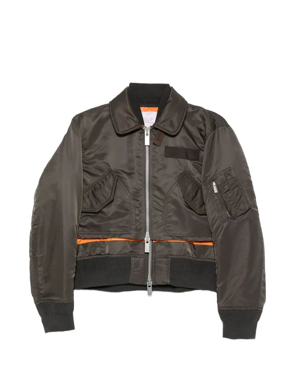 Sacai 26-08582 bomber khaki donna