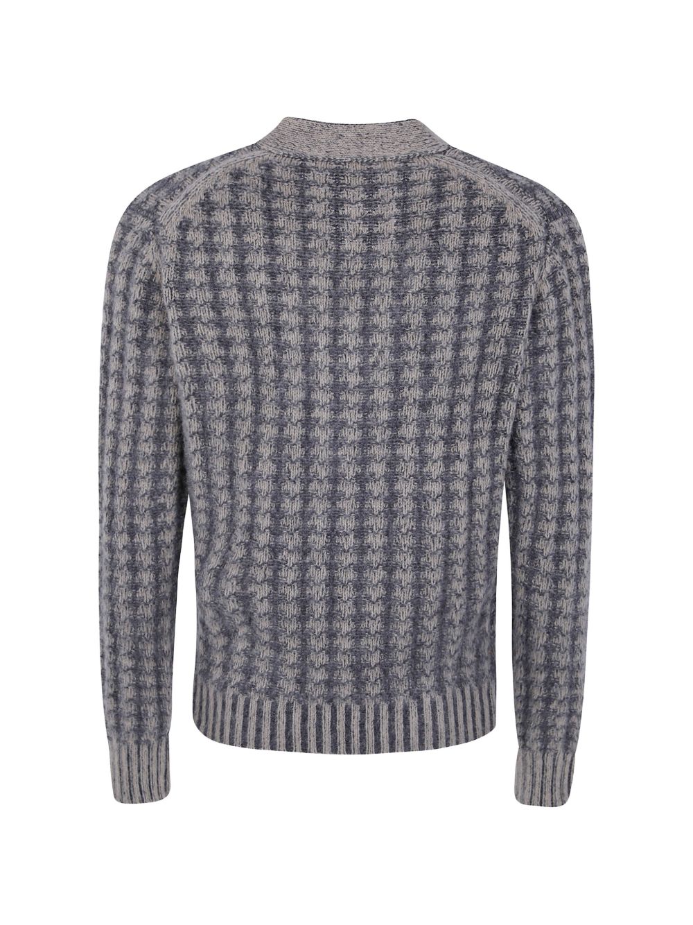 Aspesi M470 cardigan grigio uomo in lana