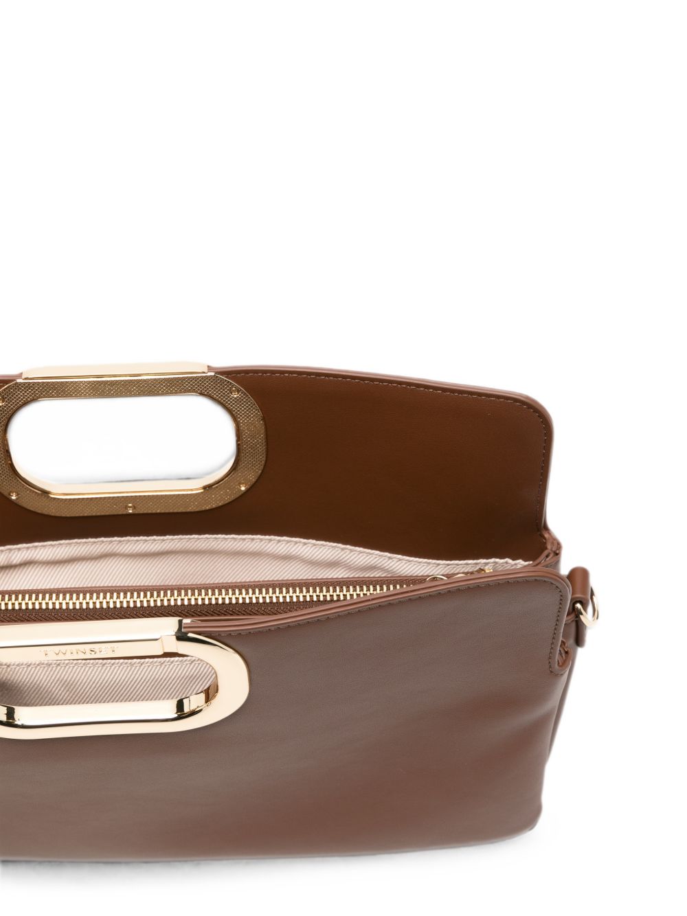 Twinset 262TB7130 borsa a mano marrone scuro
