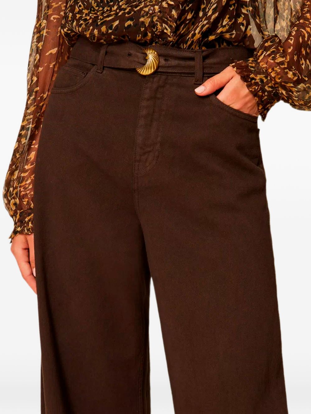 Twinset 262TP2550 Jeans Donna Darkness Brown