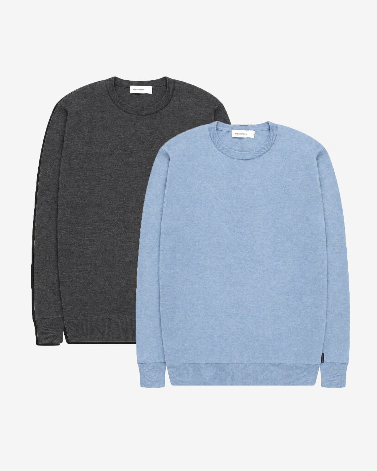 GOODPEOPLE Essential Merino Duo Mixed maglione lana 2 pezzi