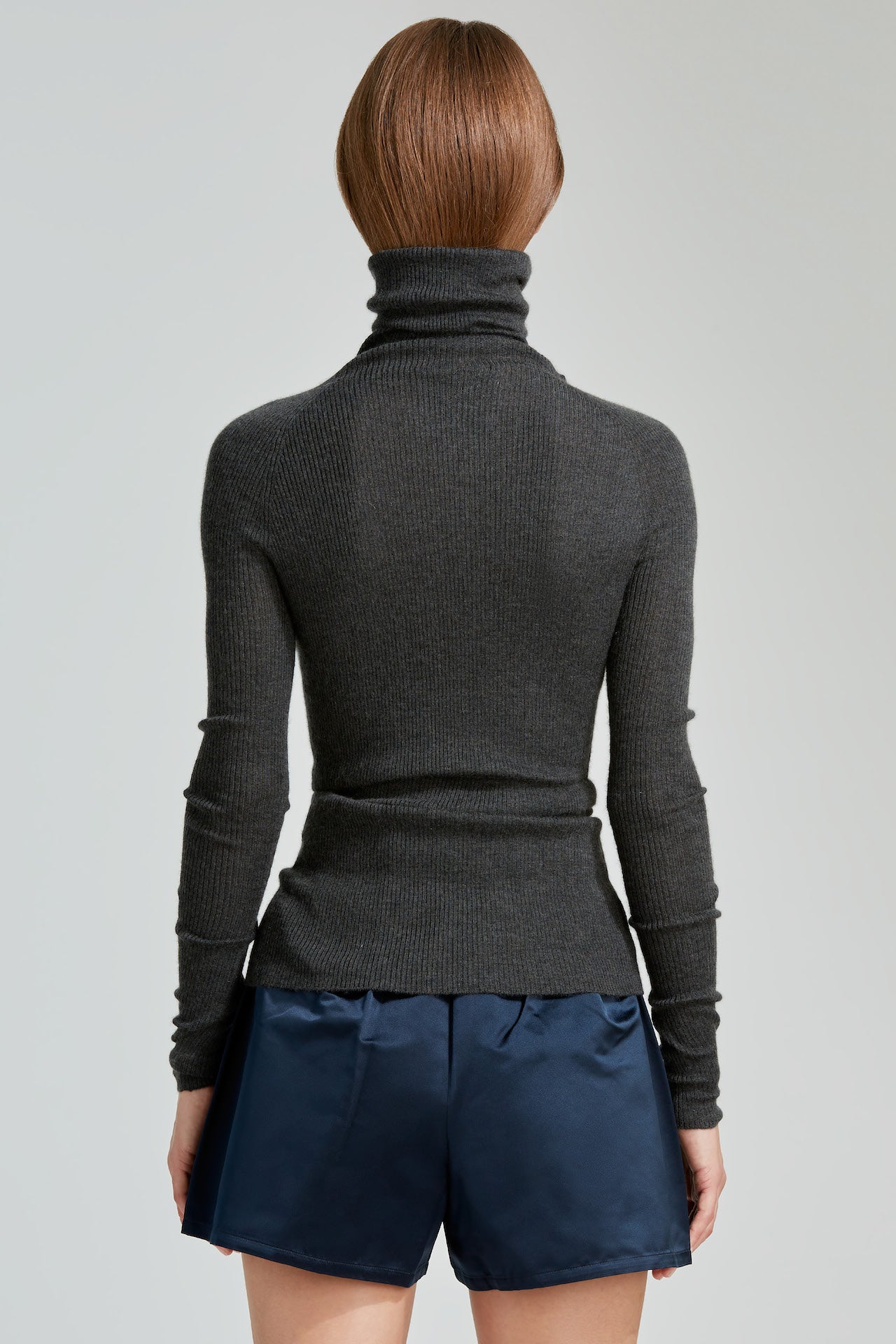 Sa Su Phi dolcevita a costine cashmere seta donna