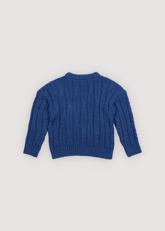 The New Society Bluebell maglione 6 anni blu cotone