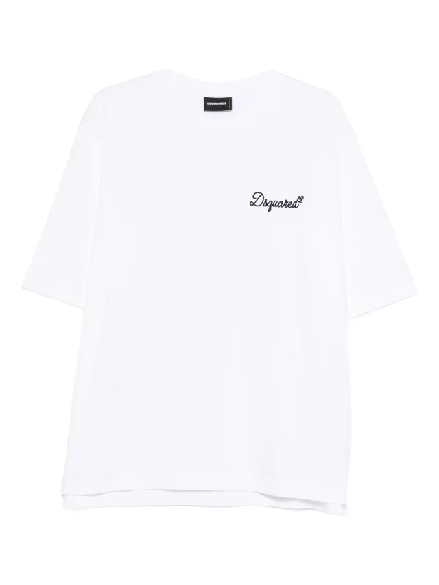 Dsquared2 S74GD1525D20106100 t-shirt bianca uomo