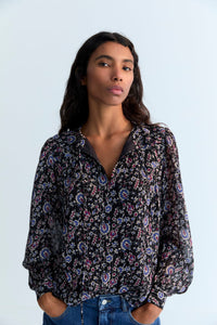 The New Society Francisca camicia donna viscosa lurex
