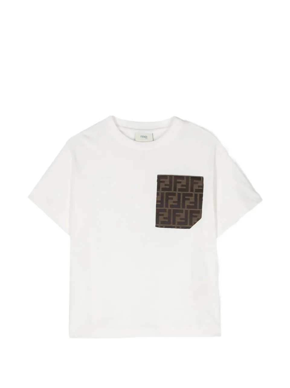 Fendi Kids JUI150 7AJF0TU9 t-shirt bambina