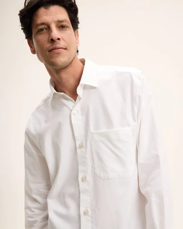Goodpeople Sox camicia bianca relaxed cotone