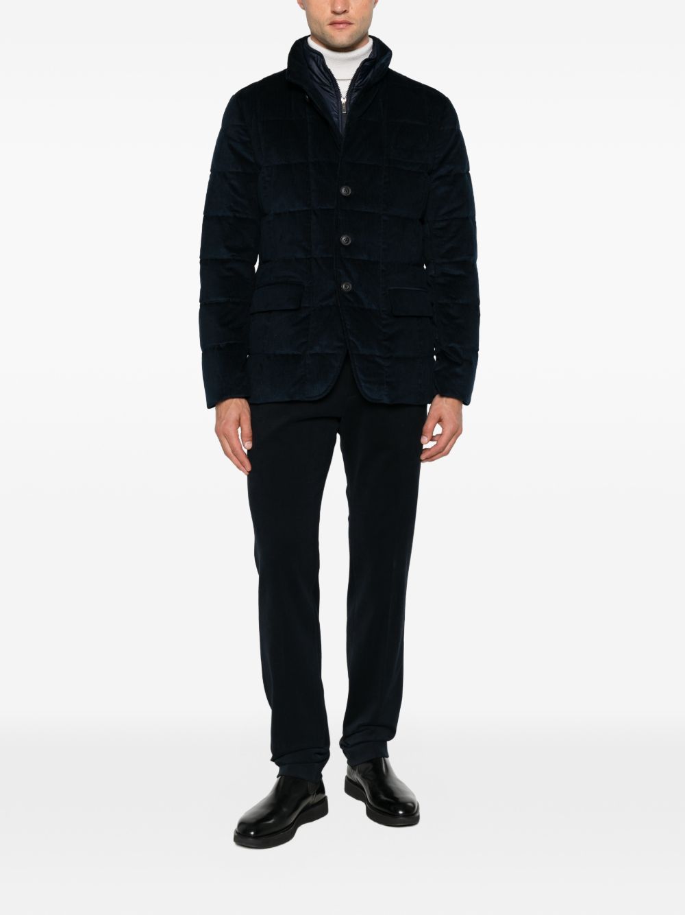 Fay NAM45530210 giubbotto bomber blu uomo
