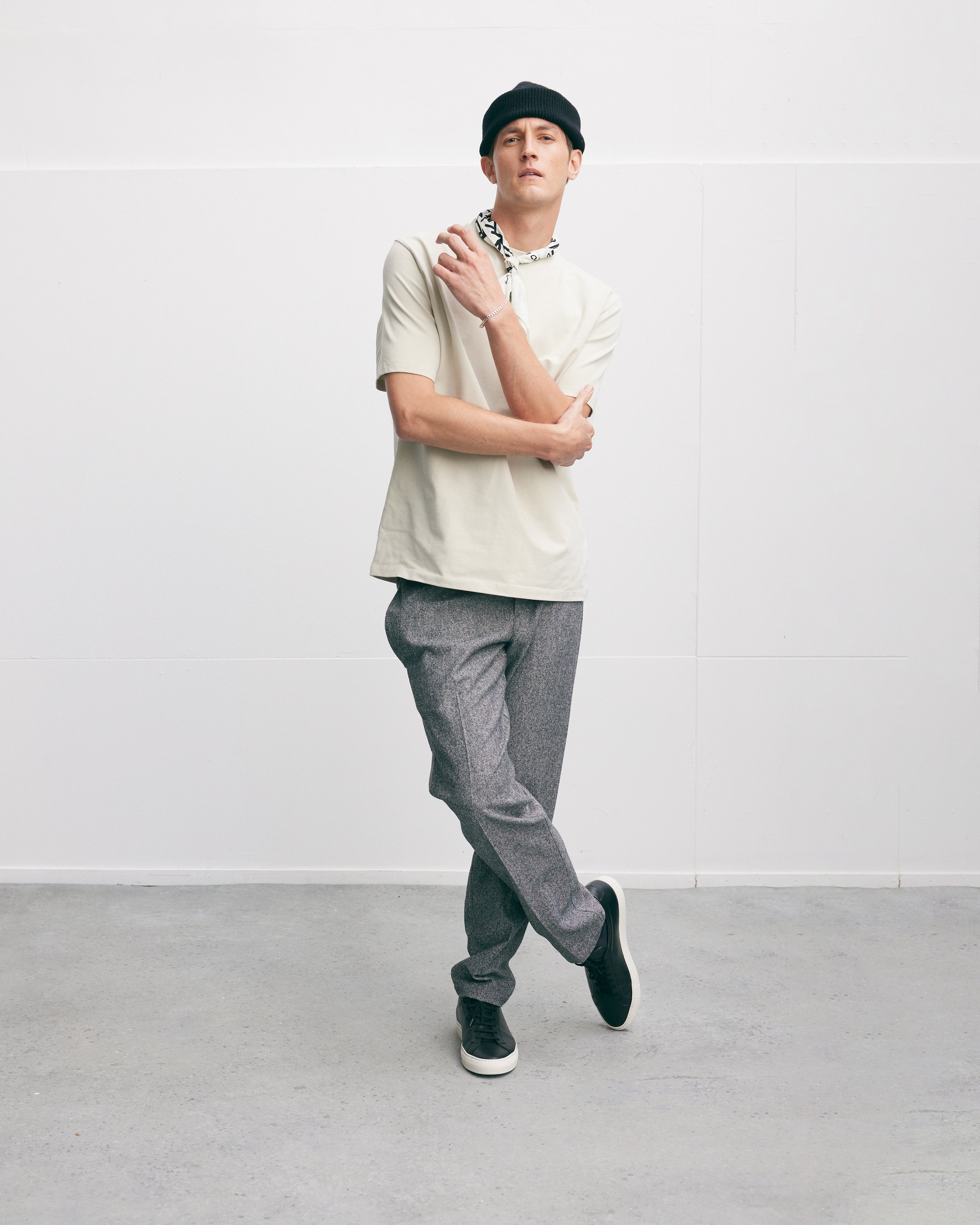 Goodpeople Ted t-shirt off white cotone relaxed fit