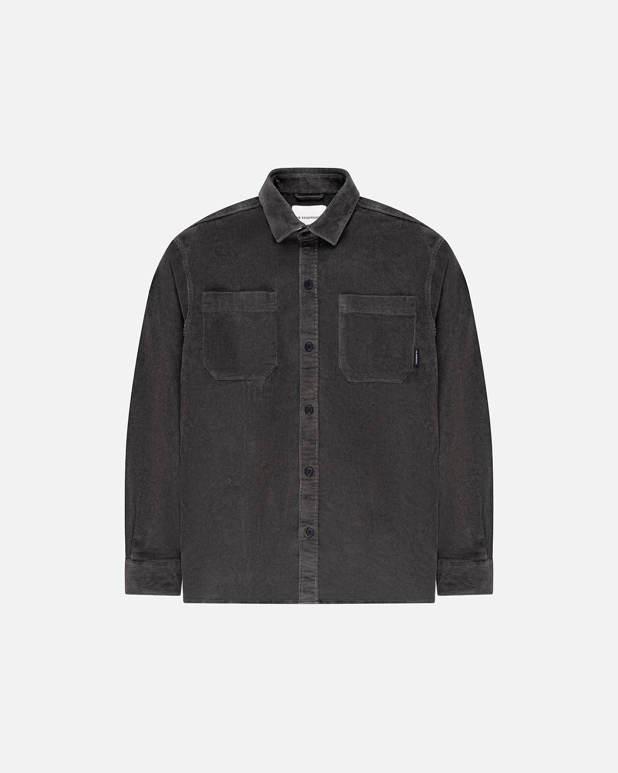 GOODPEOPLE Snewy camicia velluto Antracite calda