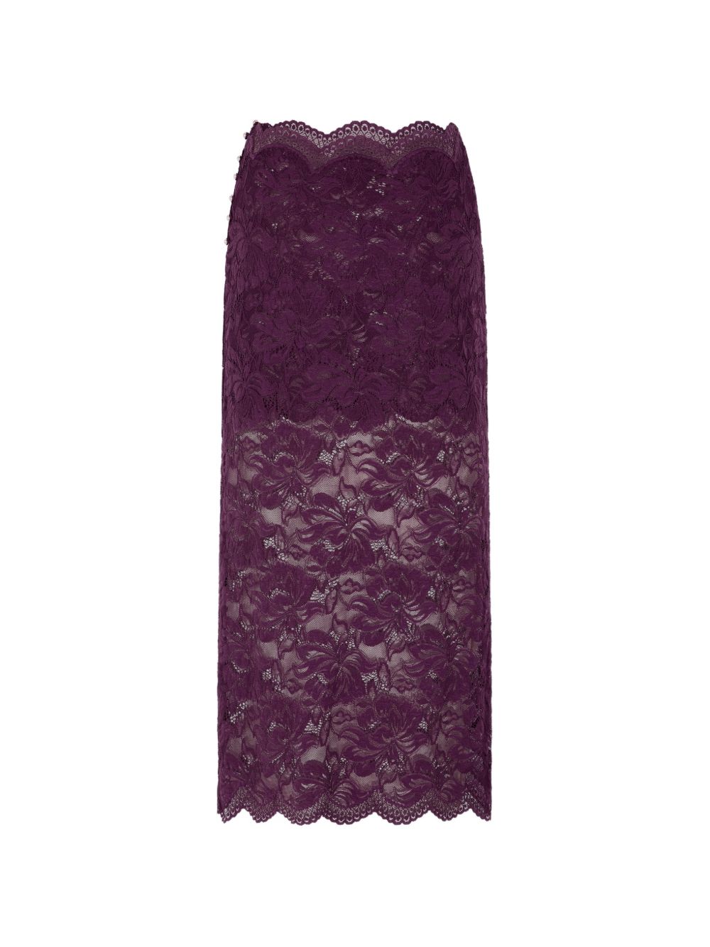Rabanne 26AJJU598PA0170 gonna corta magenta