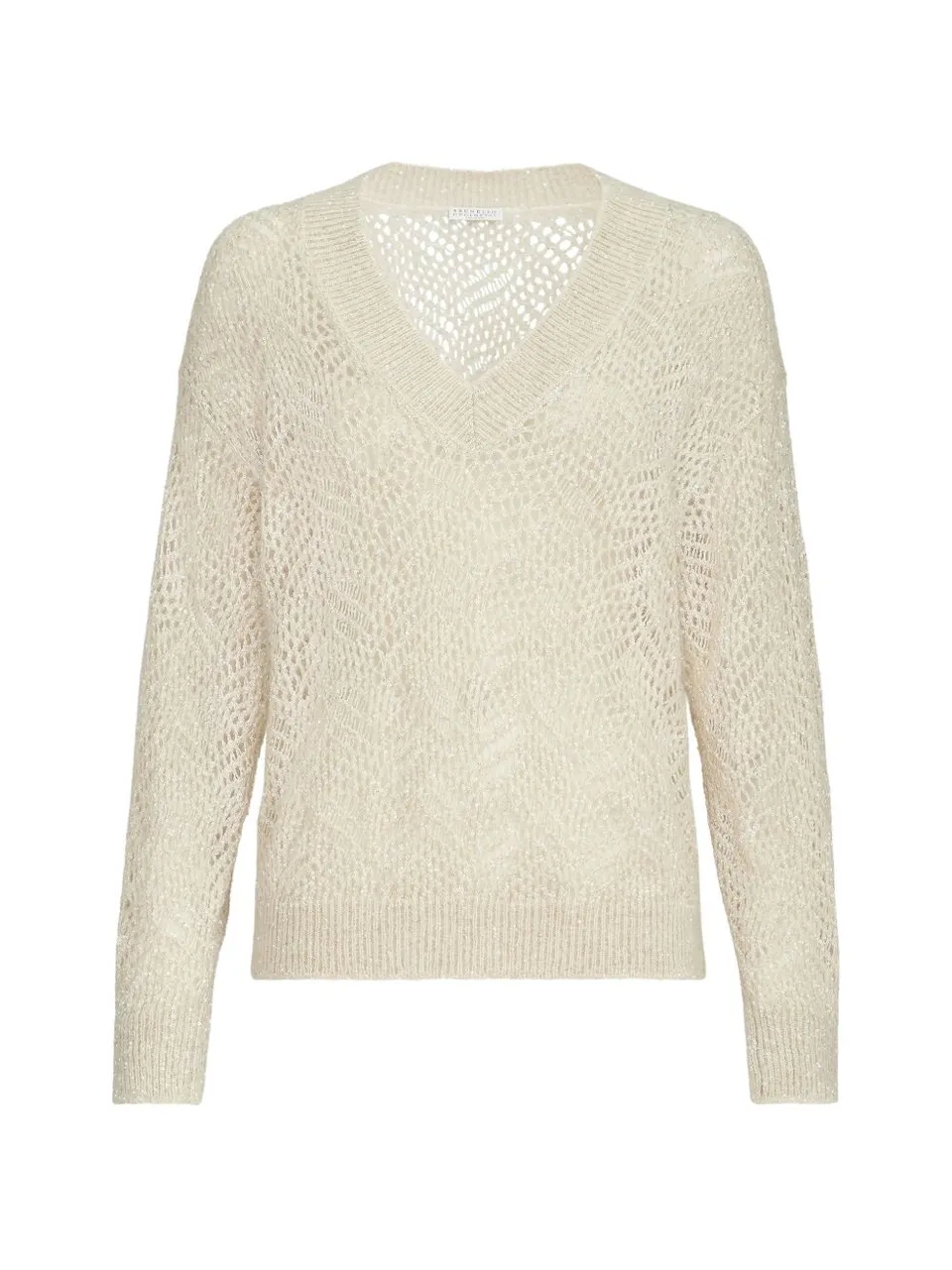Brunello Cucinelli MRG562502 maglia donna avorio
