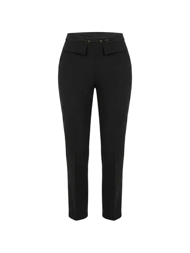 Elisabetta Franchi PA19566E2 pantaloni donna nero