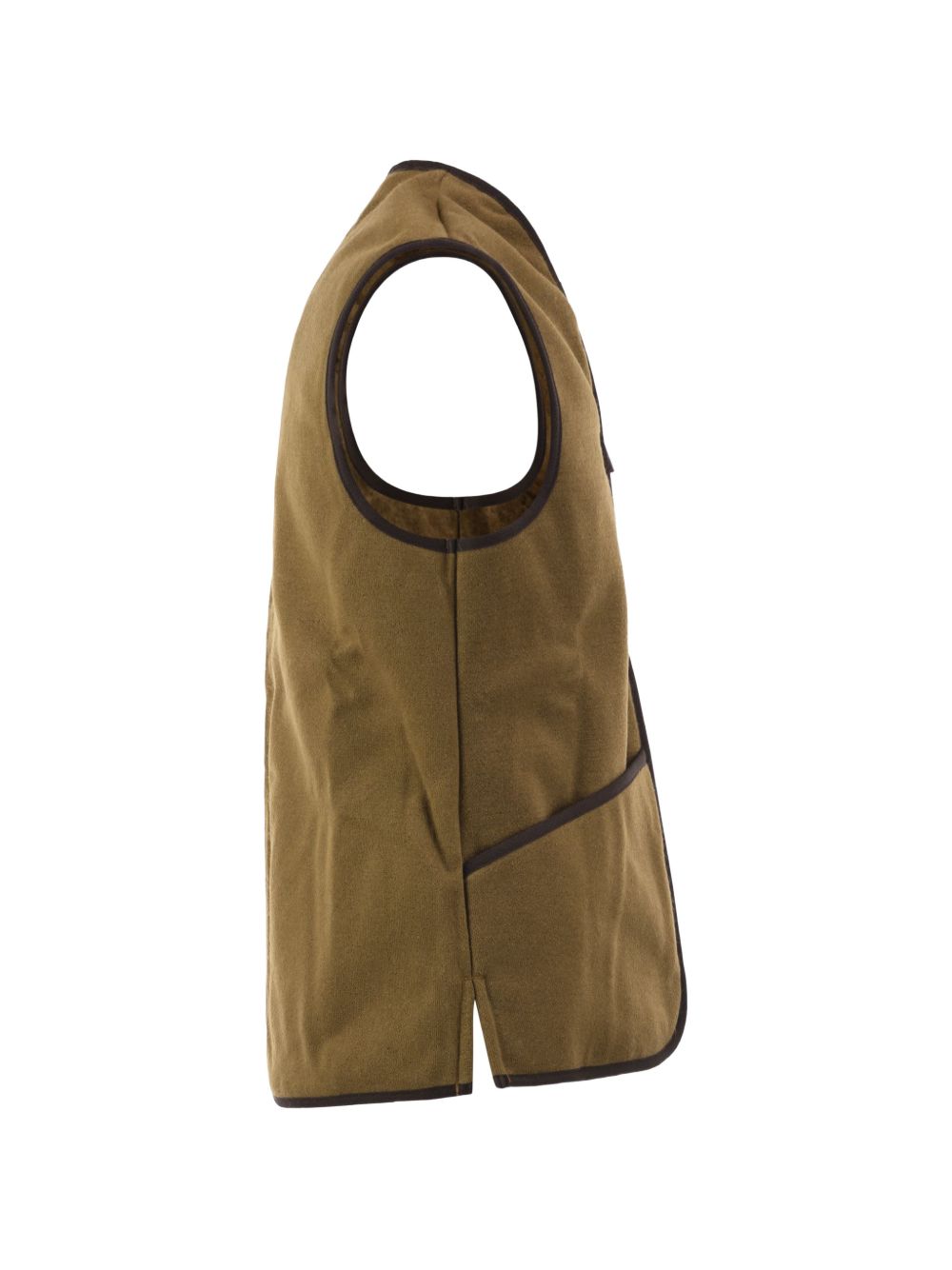 Barbour MLI0004 gilet uomo marrone pile