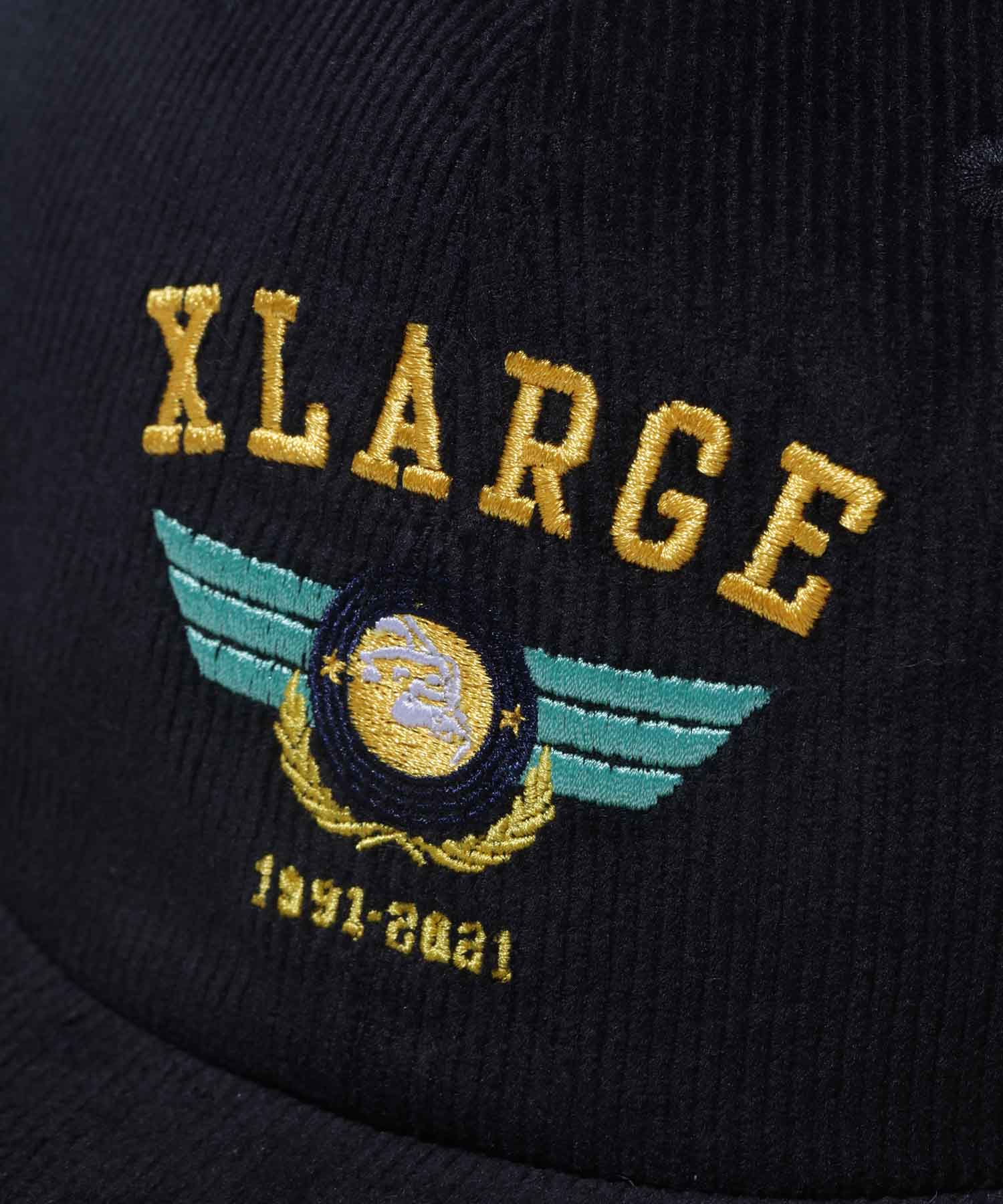 X-Large Pilot Logo Embroidery cappellino velluto