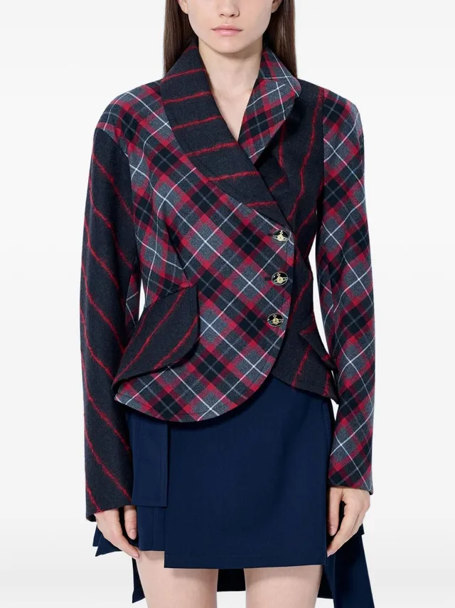 Vivienne Westwood 1401007T giacca charcoal red donna