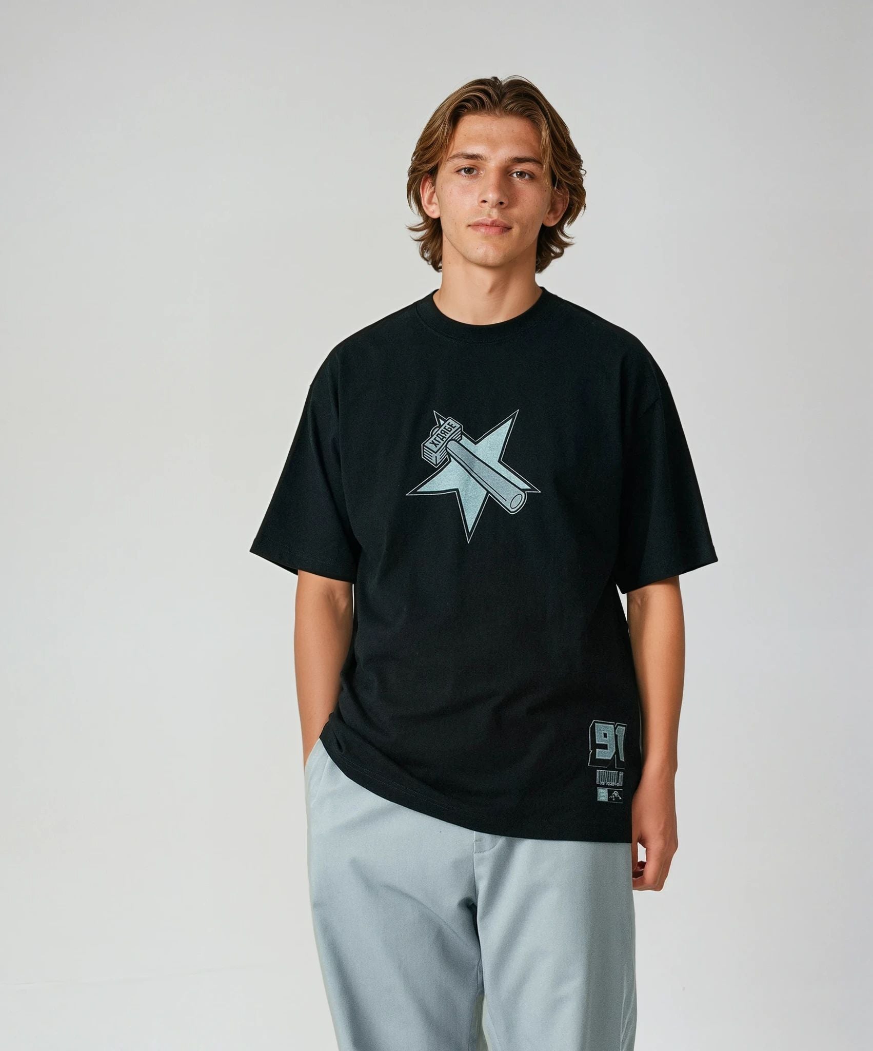 X-Large Intl Style T-Shirt Bianca M Cotone