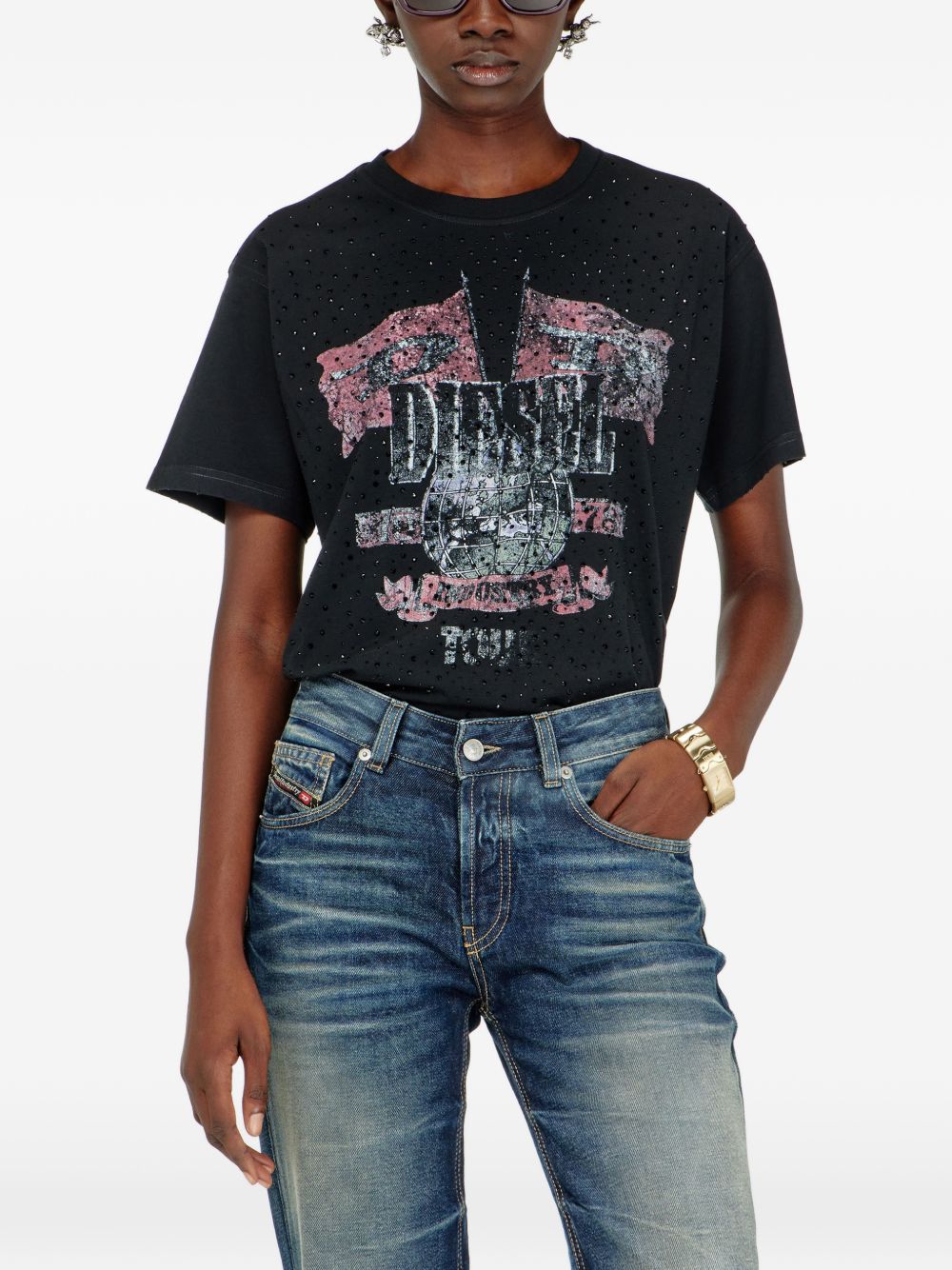 Diesel A25932 t-shirt donna invernale