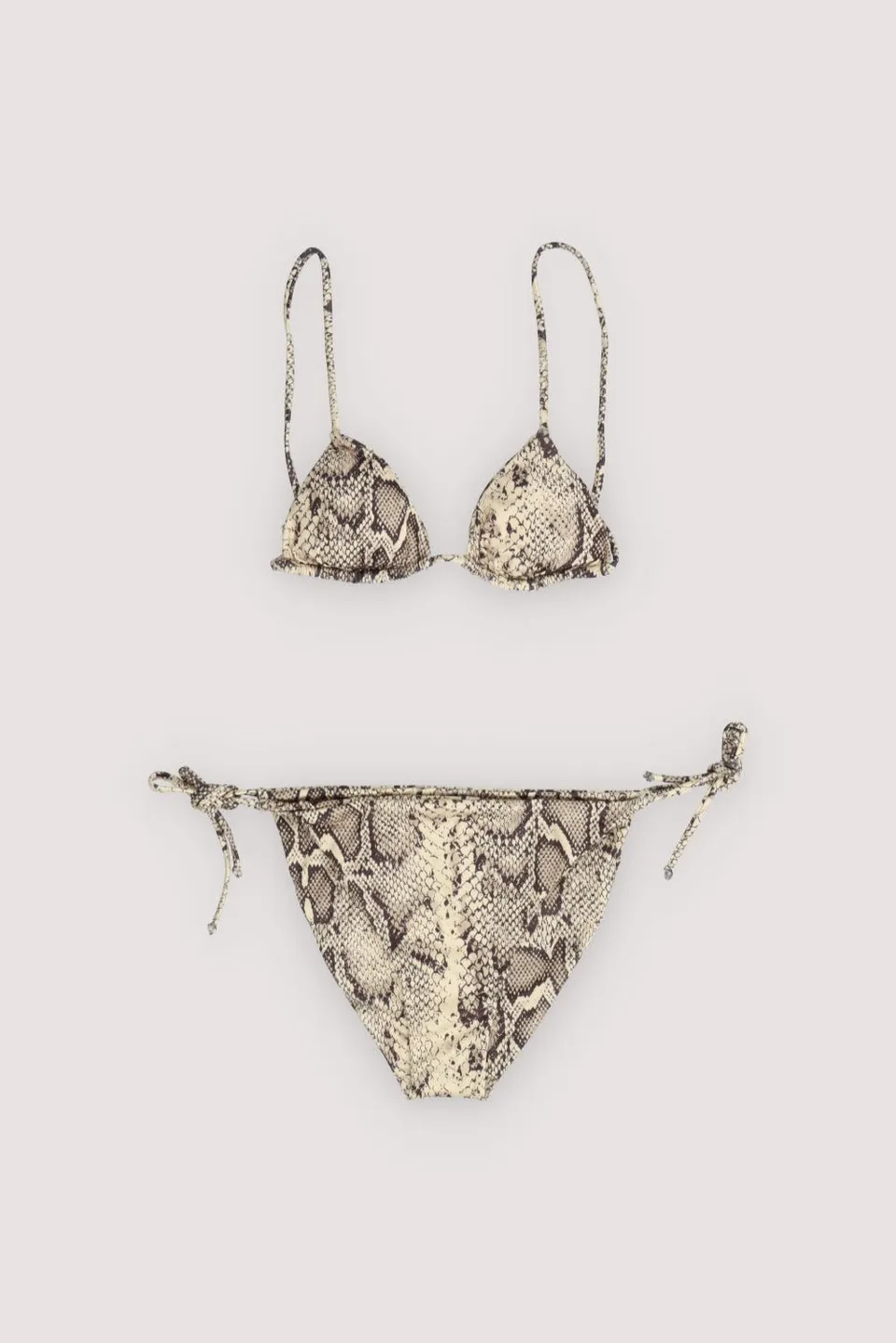 The New Society Nettle Bikini Donna Stampa Nettle Regolabile