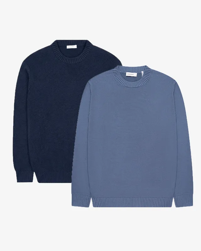 Goodpeople Kid maglione girocollo 2 pezzi cotone