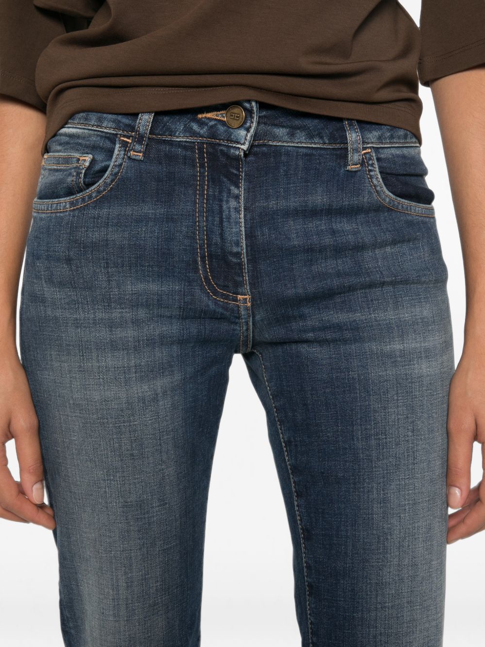 Elisabetta Franchi PJ25N66E2 jeans blu donna