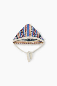 The New Society Caia cuffia baby jacquard cotone