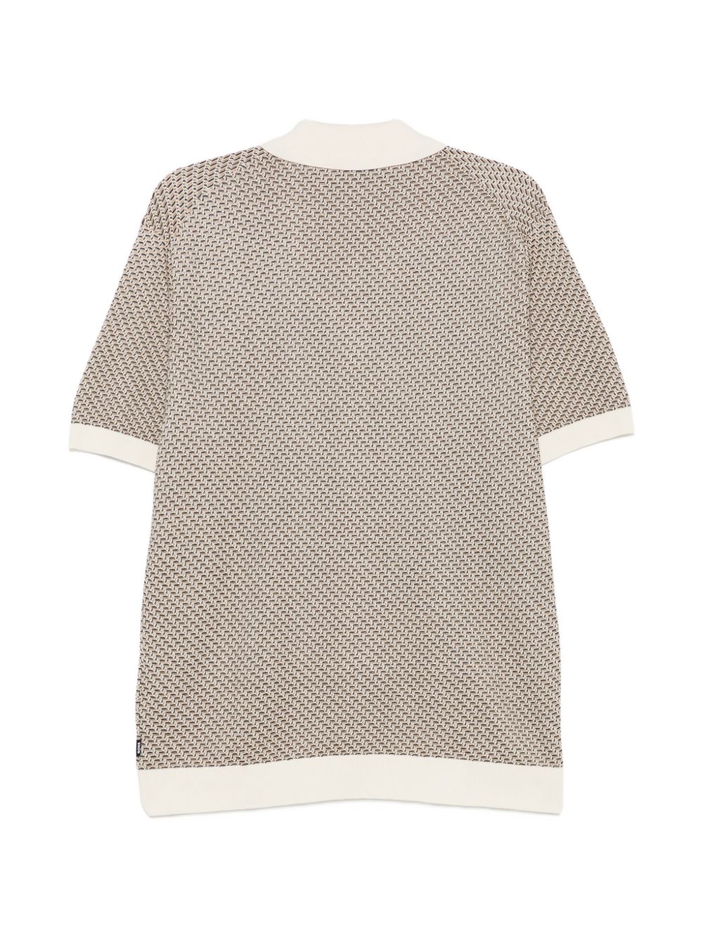 BOSS 50570555 polo open white uomo