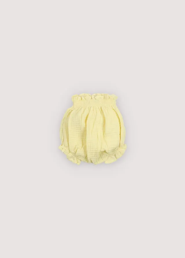 The New Society Campanilla bloomer neonato giallo 6 mesi cotone