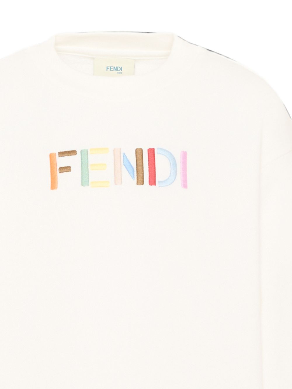 Fendi Kids JUH114 felpa bambina cotone