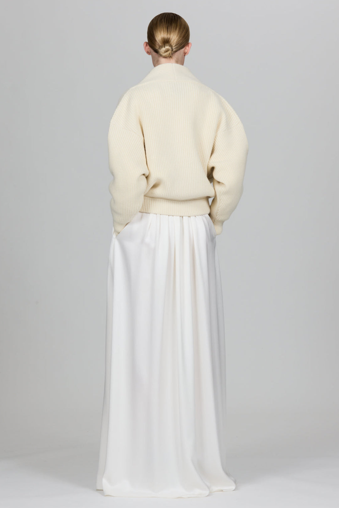 Sa Su Phi ER Criss Cross Cardi sciarpa cashmere lunga