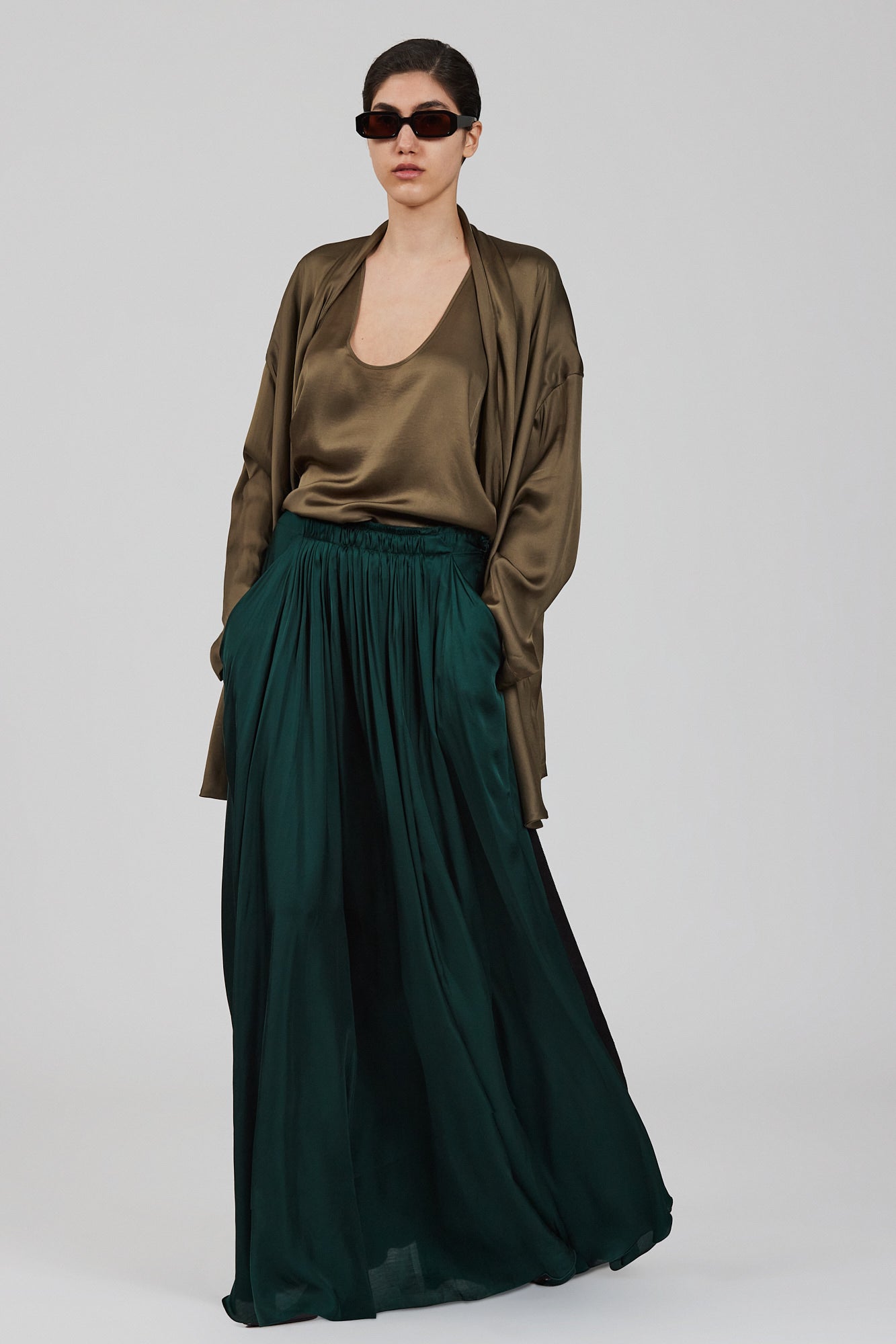 Sa Su Phi kimono in viscosa leggero donna