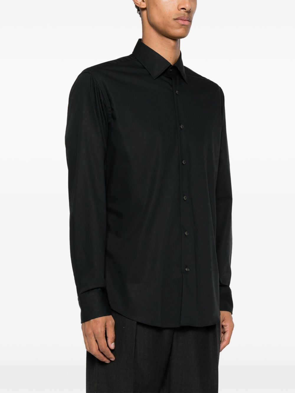Boss 50473265 camicia uomo nera