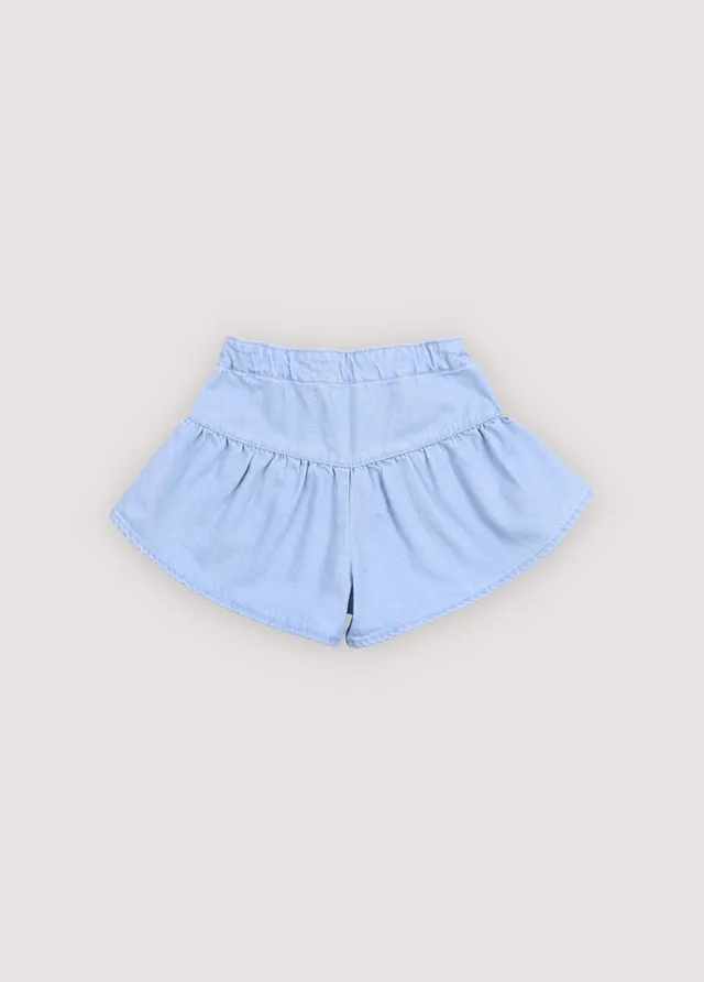 The New Society Bellis shorts bimba 6 anni denim chiaro