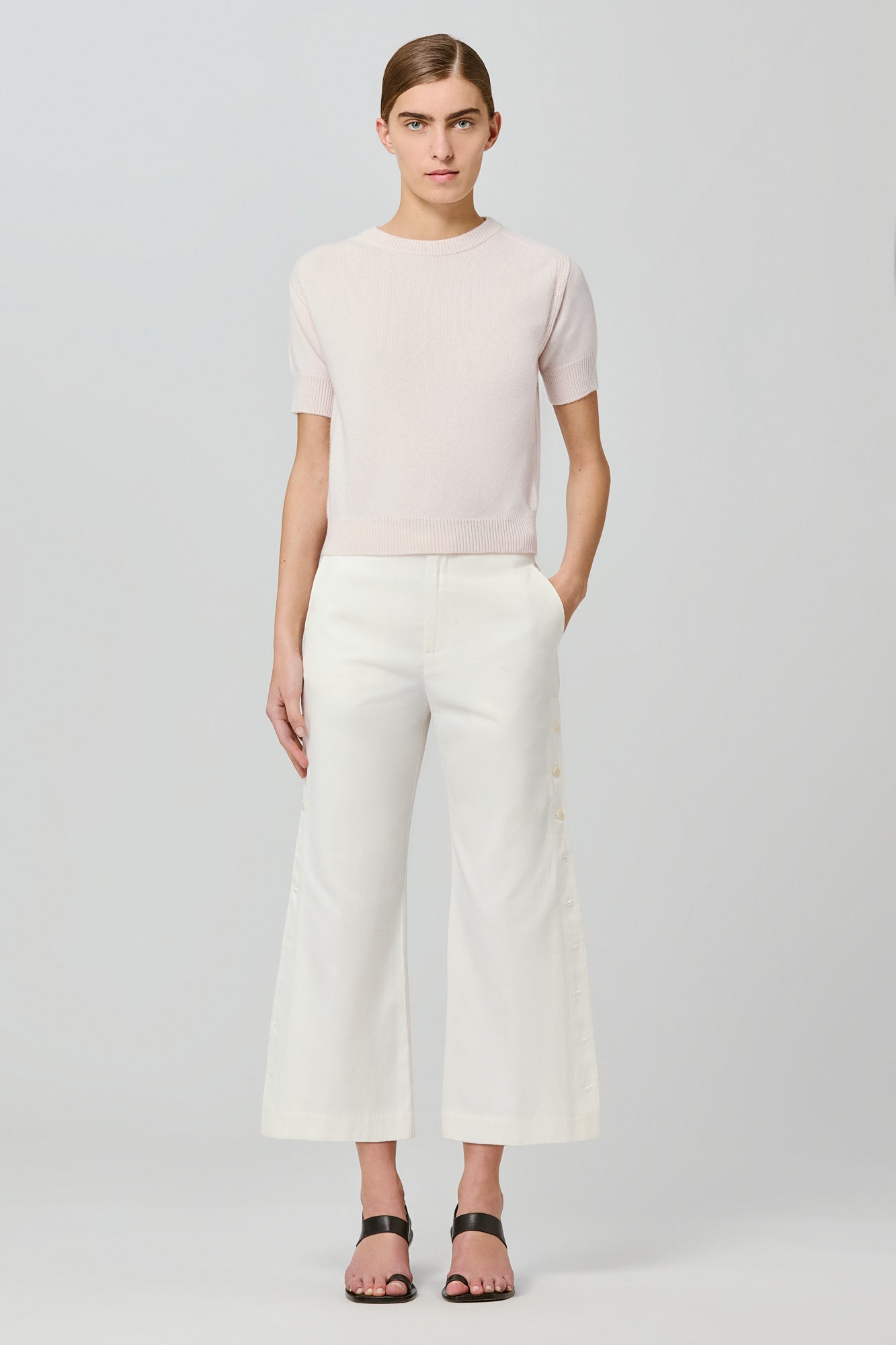 Sa Su Phi Maglione maniche corte maglia nude
