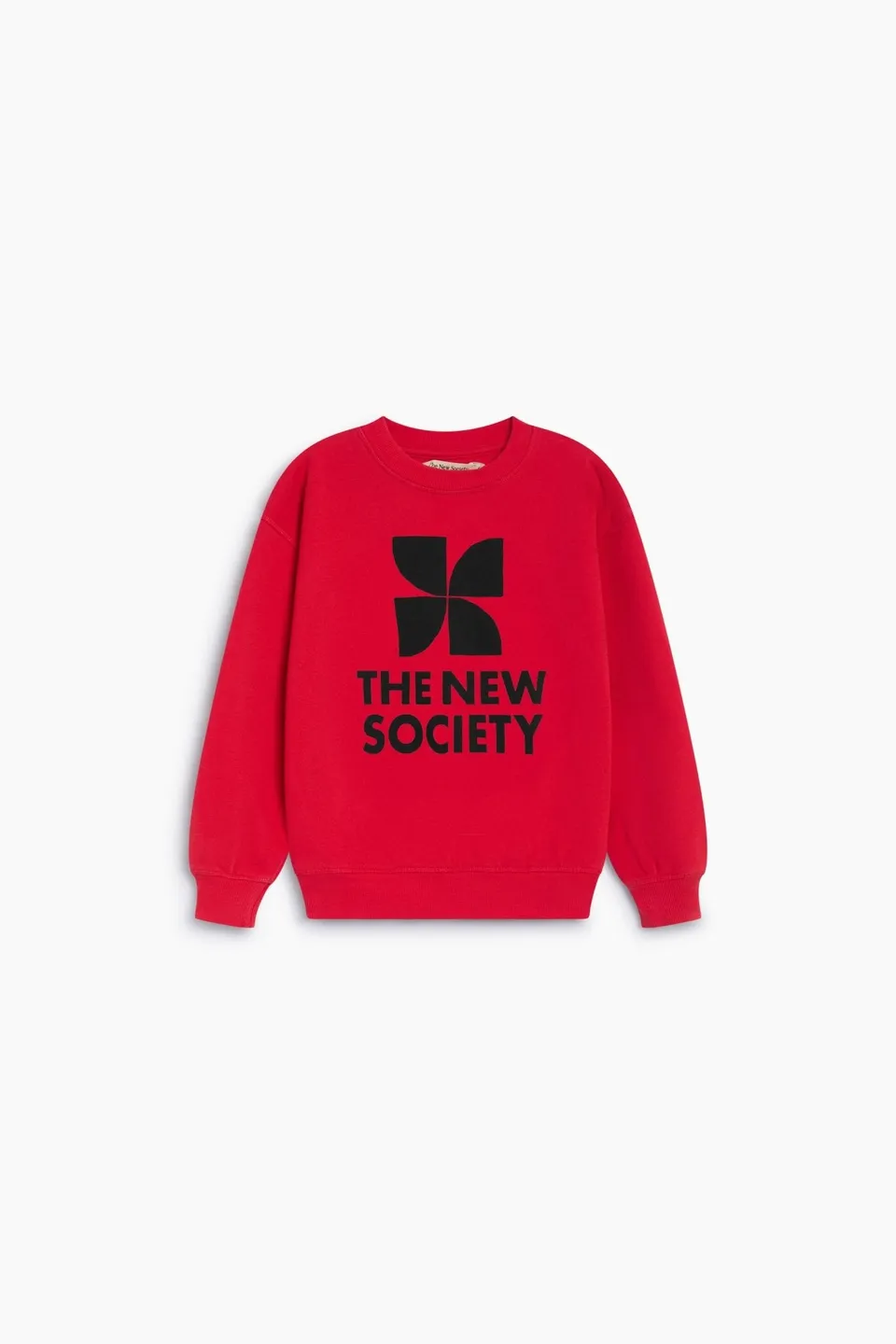 The New Society TNS Logo felpa ragazzo rossa