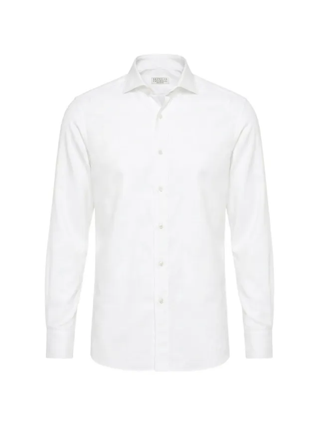 Brunello Cucinelli MY6370627 camicia burro uomo
