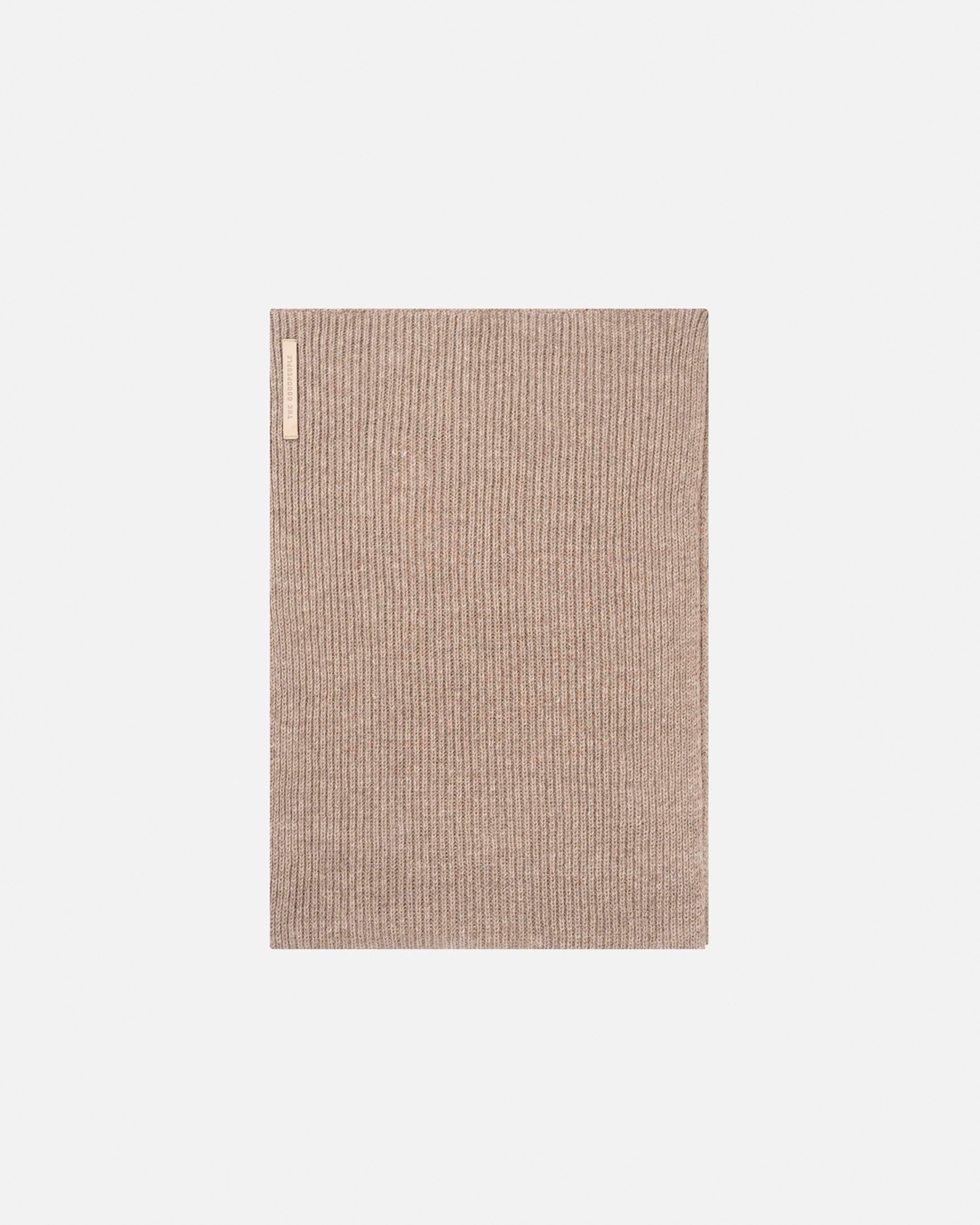 Goodpeople Xalfa sciarpa lana beige taglia unica