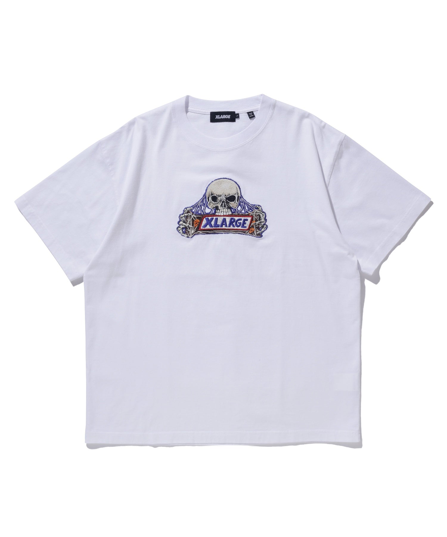 X-Large Skull Logo S/S Tee maglietta ricamo cotone
