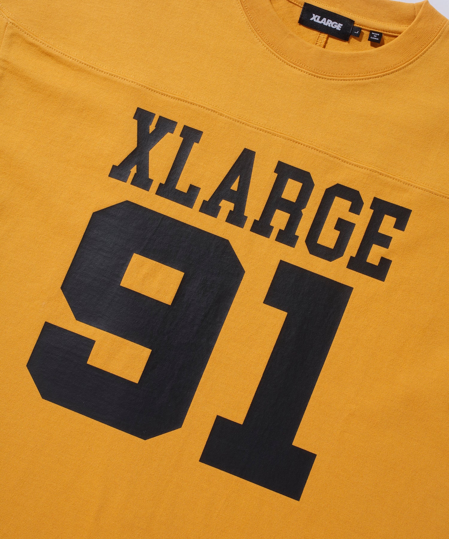 X-Large Numbering 1991 T-shirt manica corta bianca mesh