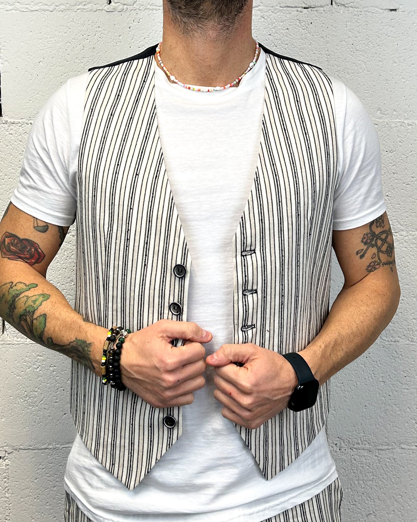 ONLYONE Over-D Fancy America gilet smanicato