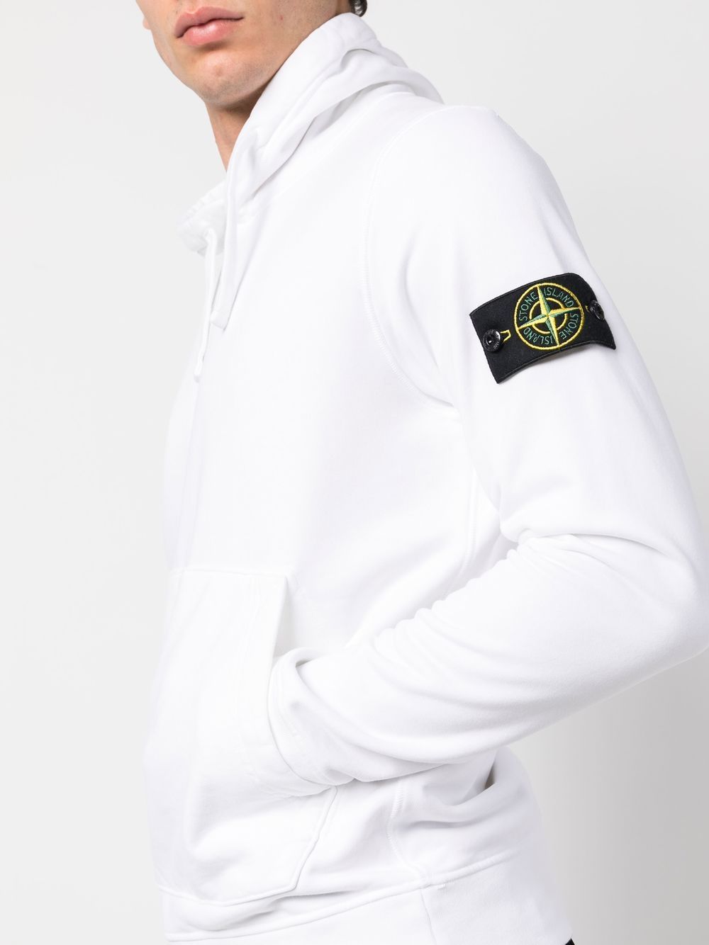 Stone Island L2S156100062 felpa uomo bianca