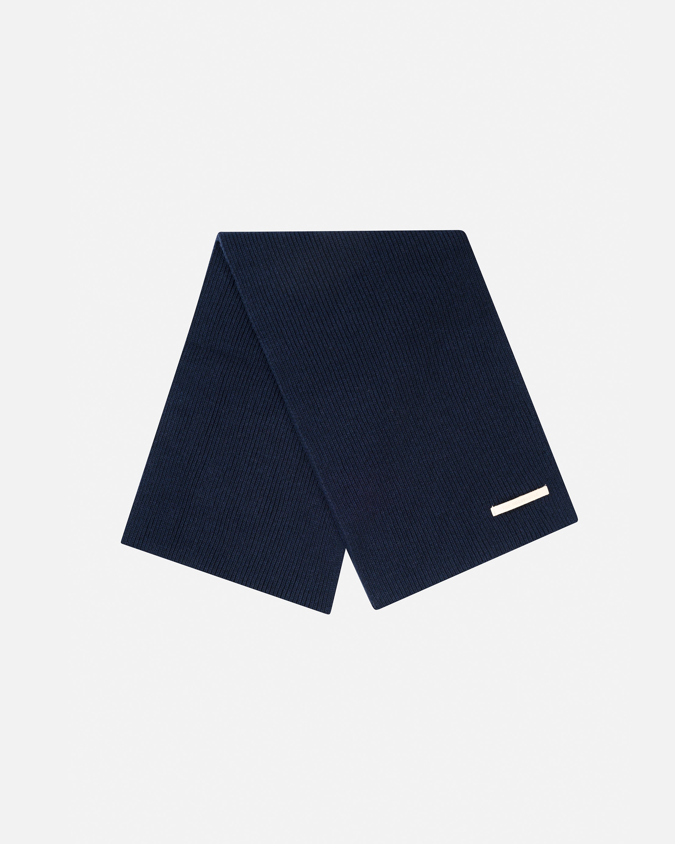 GOODPEOPLE Alpaca Blend sciarpa alpaca blu navy taglia unica