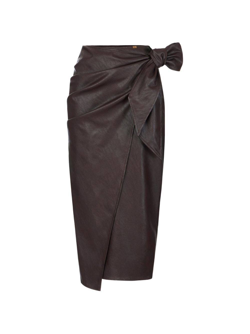 Elisabetta Franchi GO21866E2 Gonna Midi Marrone Donna
