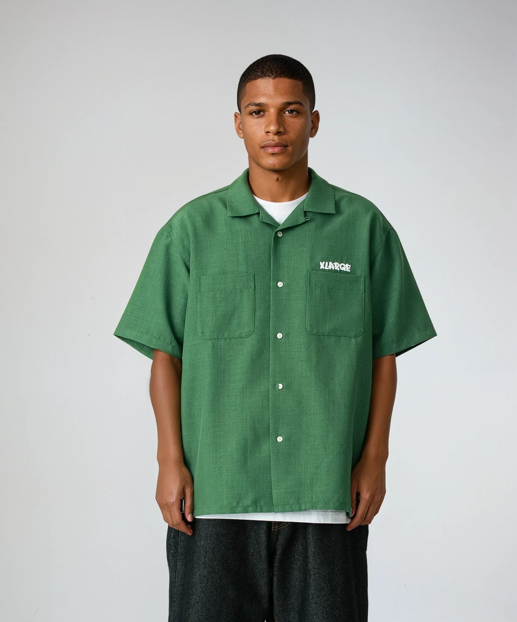X-Large Drawing OG camicia maniche corte nera cotone