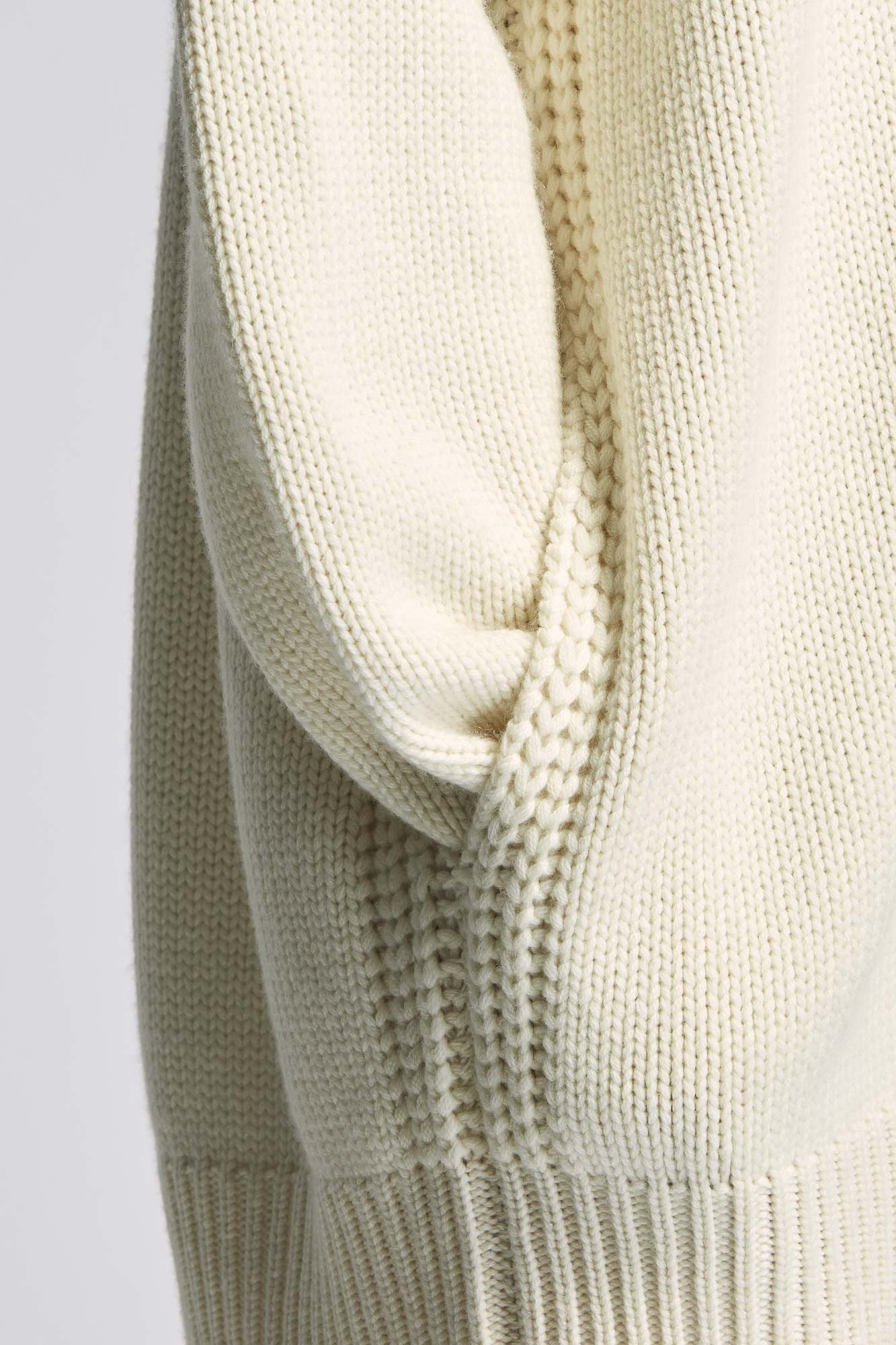 Sa Su Phi Giorgia abito cashmere panna collo rotondo
