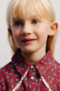 The New Society Bloom camicia donna floreale cotone
