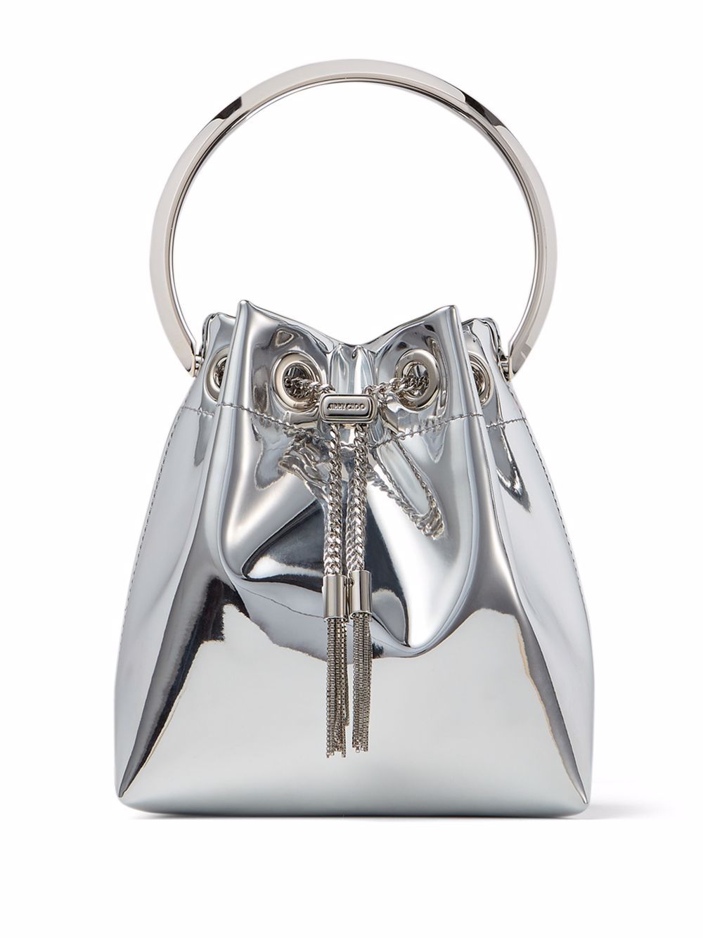Jimmy Choo Bon Bon borsa a mano argento